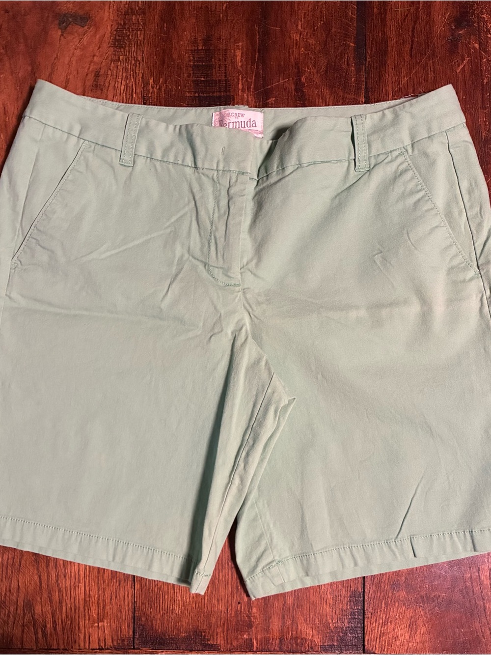 J. Crew Mint Green Bermuda Shorts